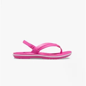 205777-6QQ CROCBAND STRAP FLIP Kids Sandals Electric Pink