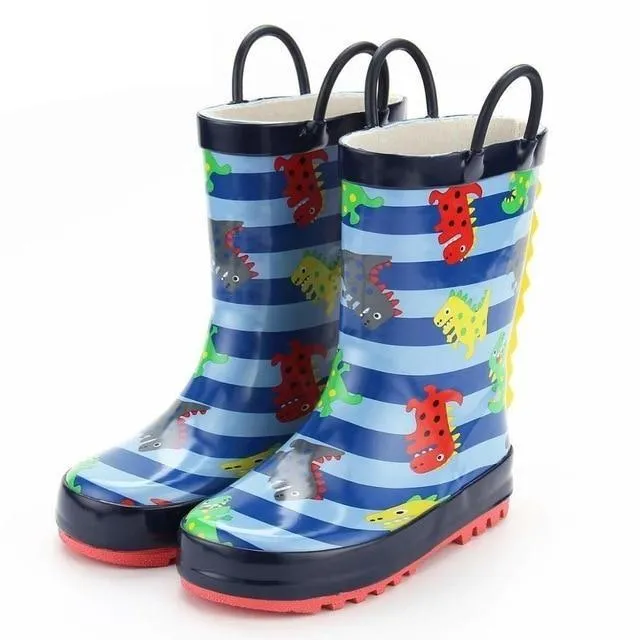 3D Cartoon Rain Boots