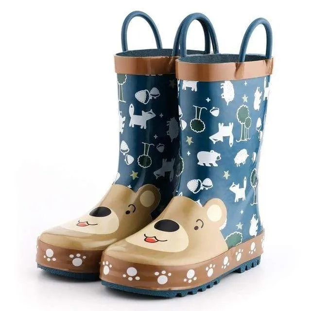 3D Cartoon Rain Boots