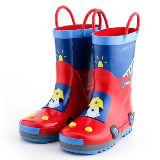 3D Cartoon Rain Boots