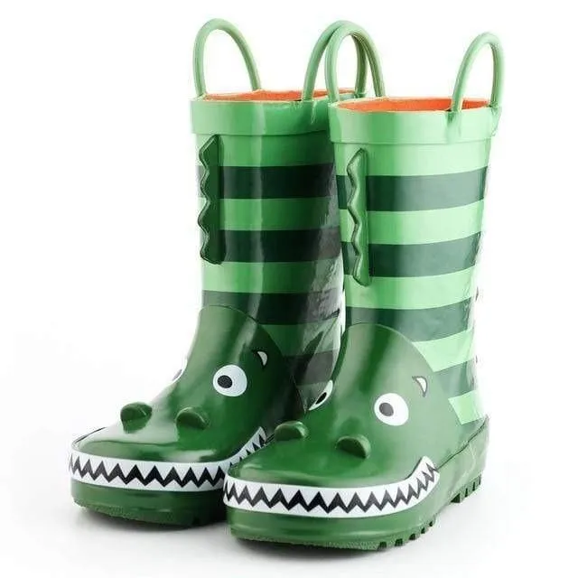 3D Cartoon Rain Boots