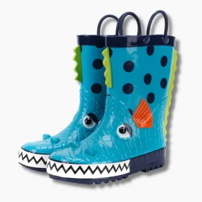 3D Cartoon Rain Boots