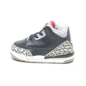 Air Jordan 3 Retro Bt Sneakers Leather Black Color For Kids