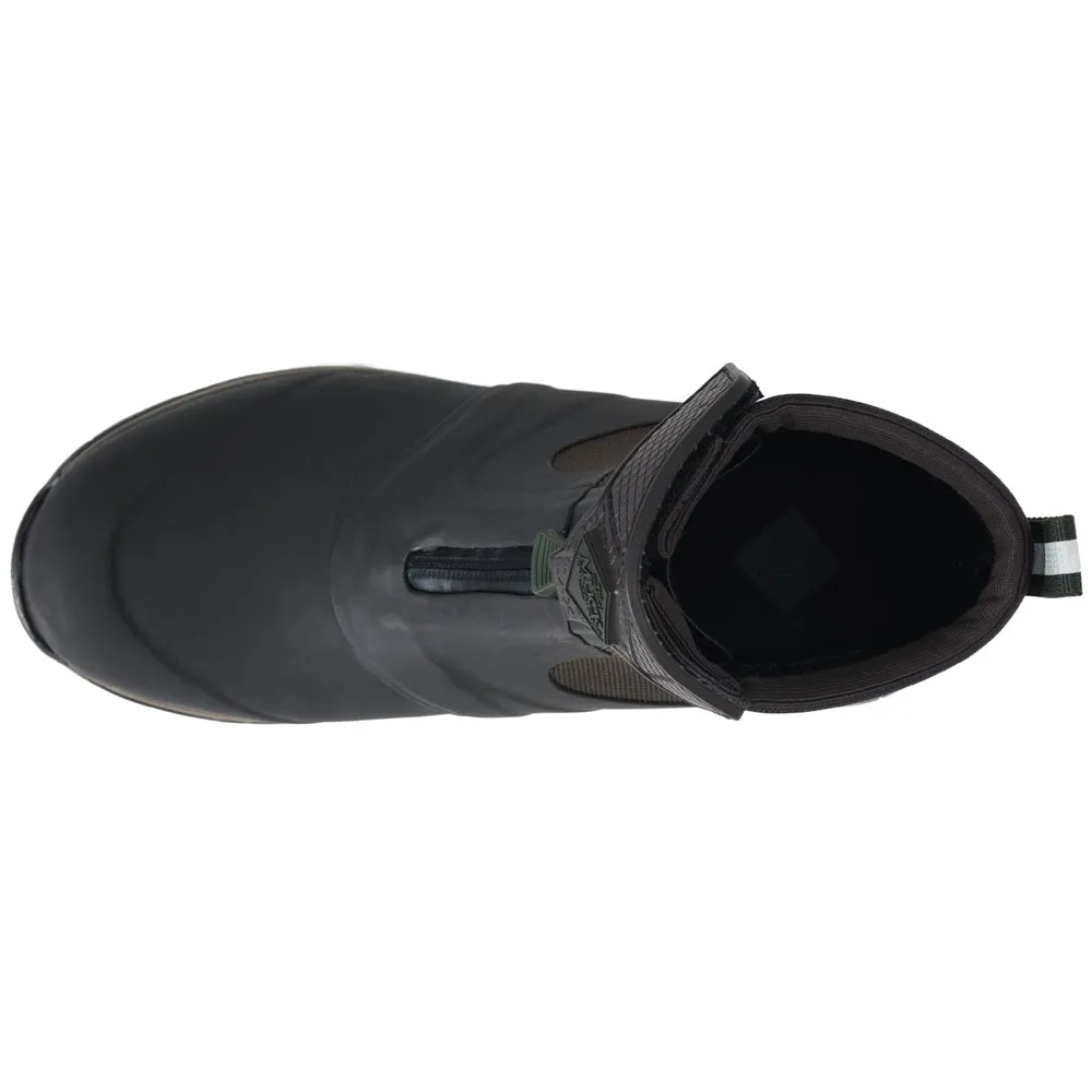 Apex Round Toe Zippered Rain Boots
