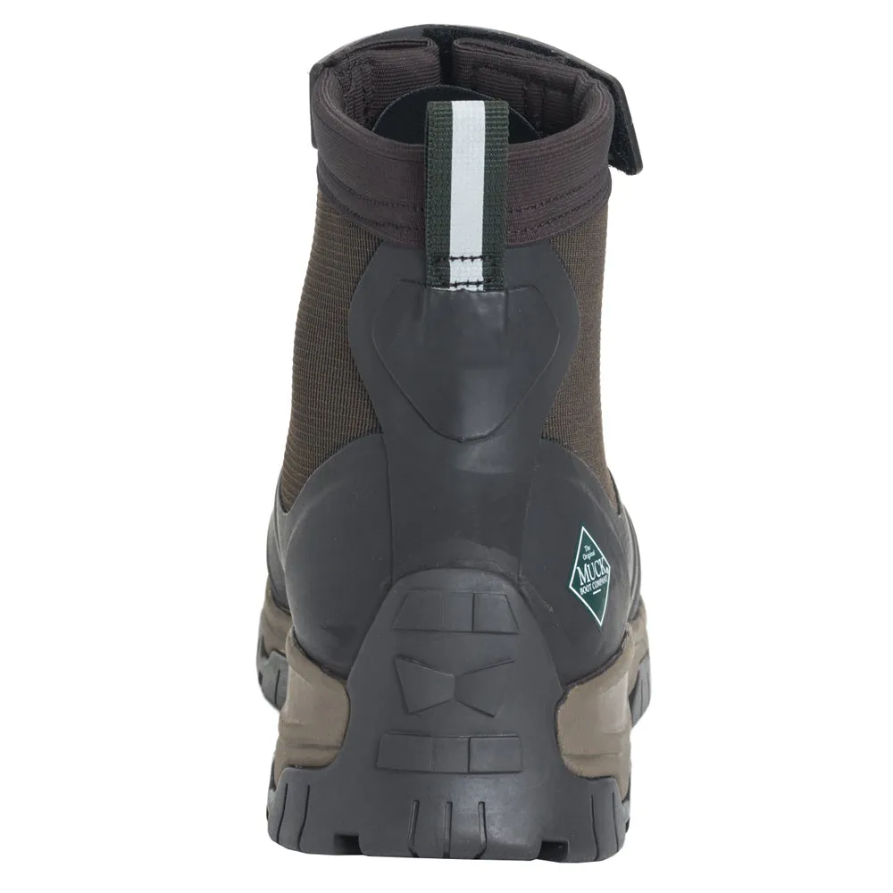 Apex Round Toe Zippered Rain Boots