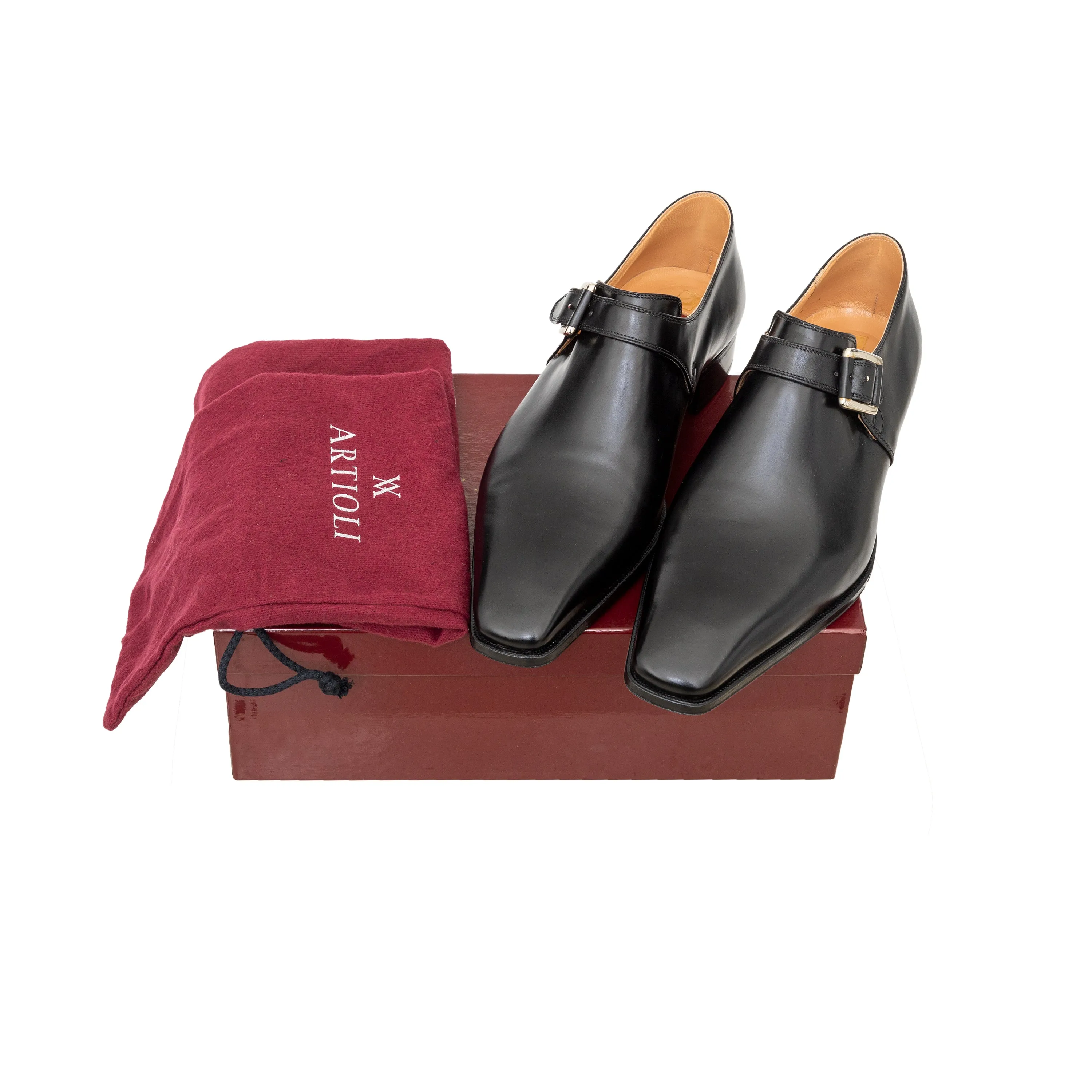 Artioli Black Loafer Shoes - '20s