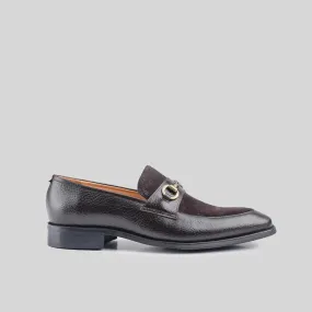 Dress Slip Ons Brown  EL006
