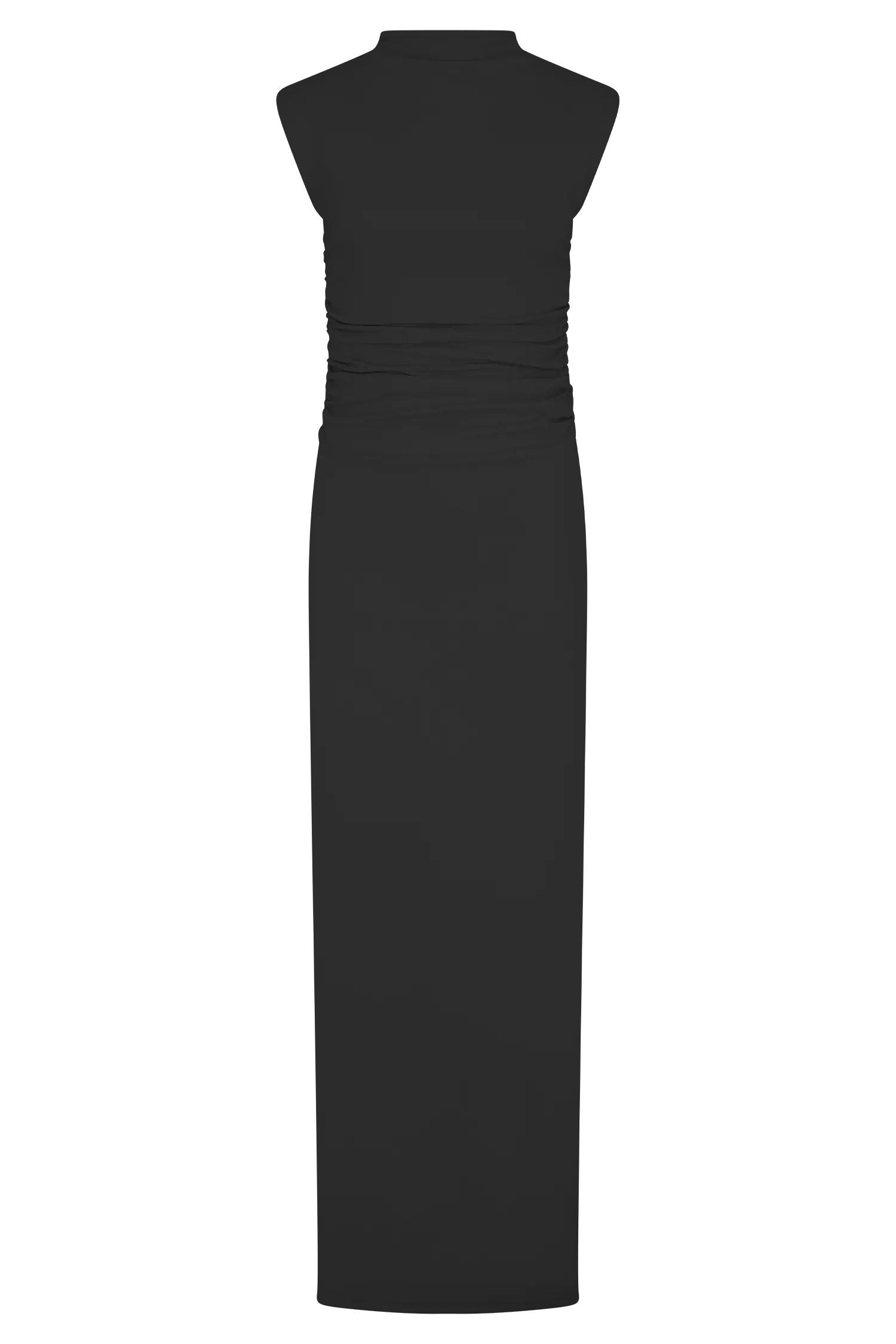 Elliot High Neck Sleeveless Maxi Dress - Black