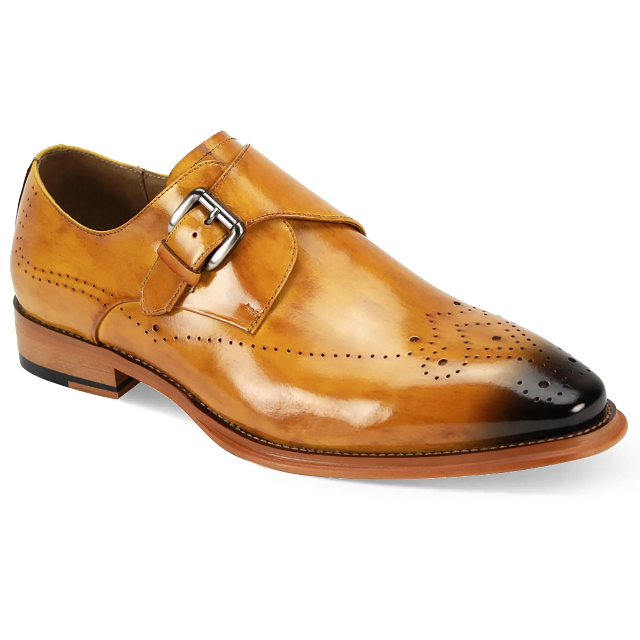 GIOVANNI LEATHER SHOES-JEFFERY