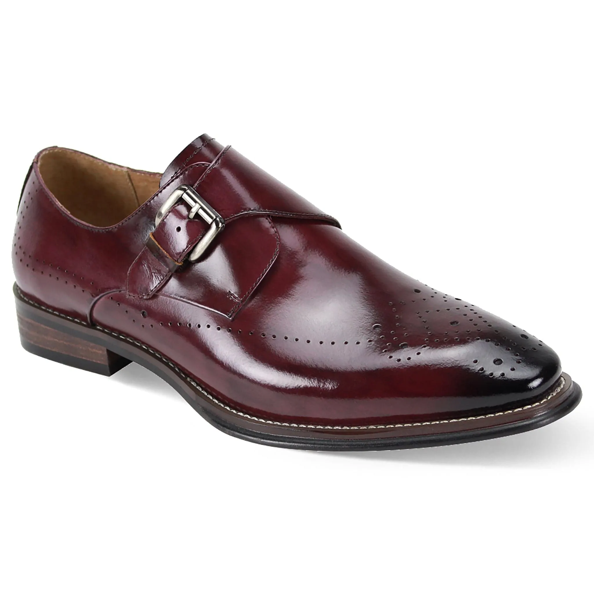 GIOVANNI LEATHER SHOES-JEFFERY