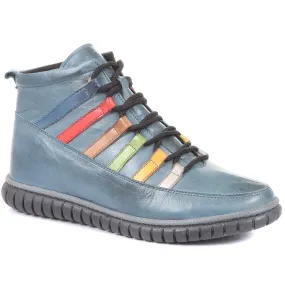 Leather Ankle Boots - KARY34003 / 320 783