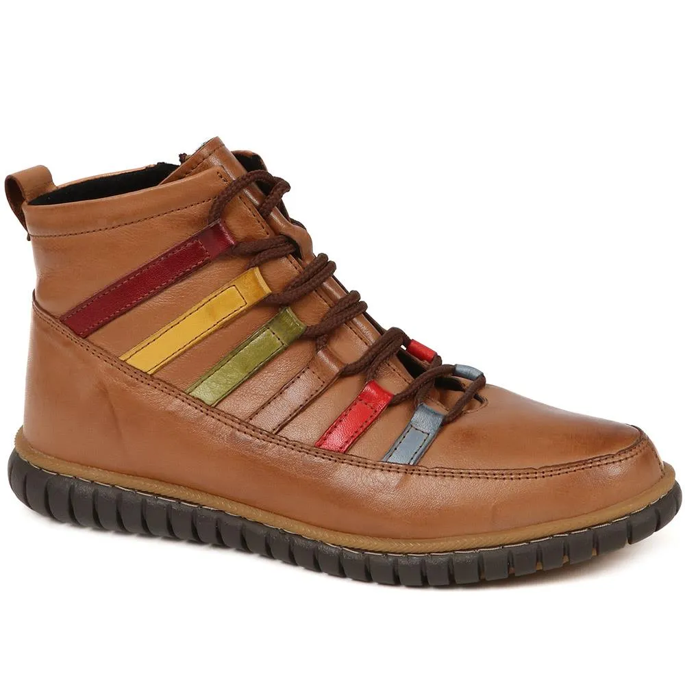 Leather Ankle Boots - KARY34003 / 320 783