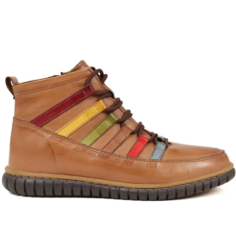 Leather Ankle Boots - KARY34003 / 320 783
