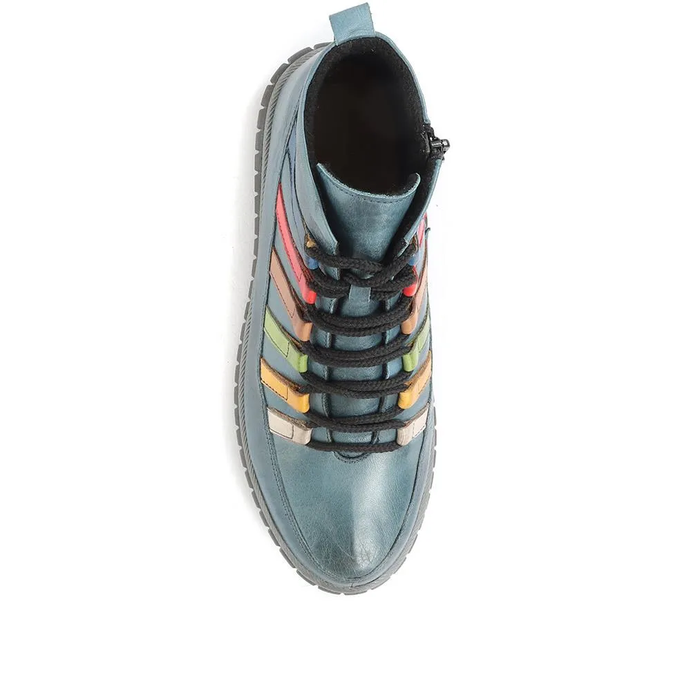Leather Ankle Boots - KARY34003 / 320 783