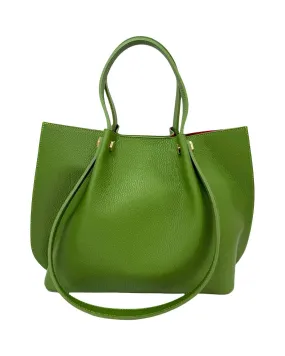 LEATHER TOTE HANDBAG