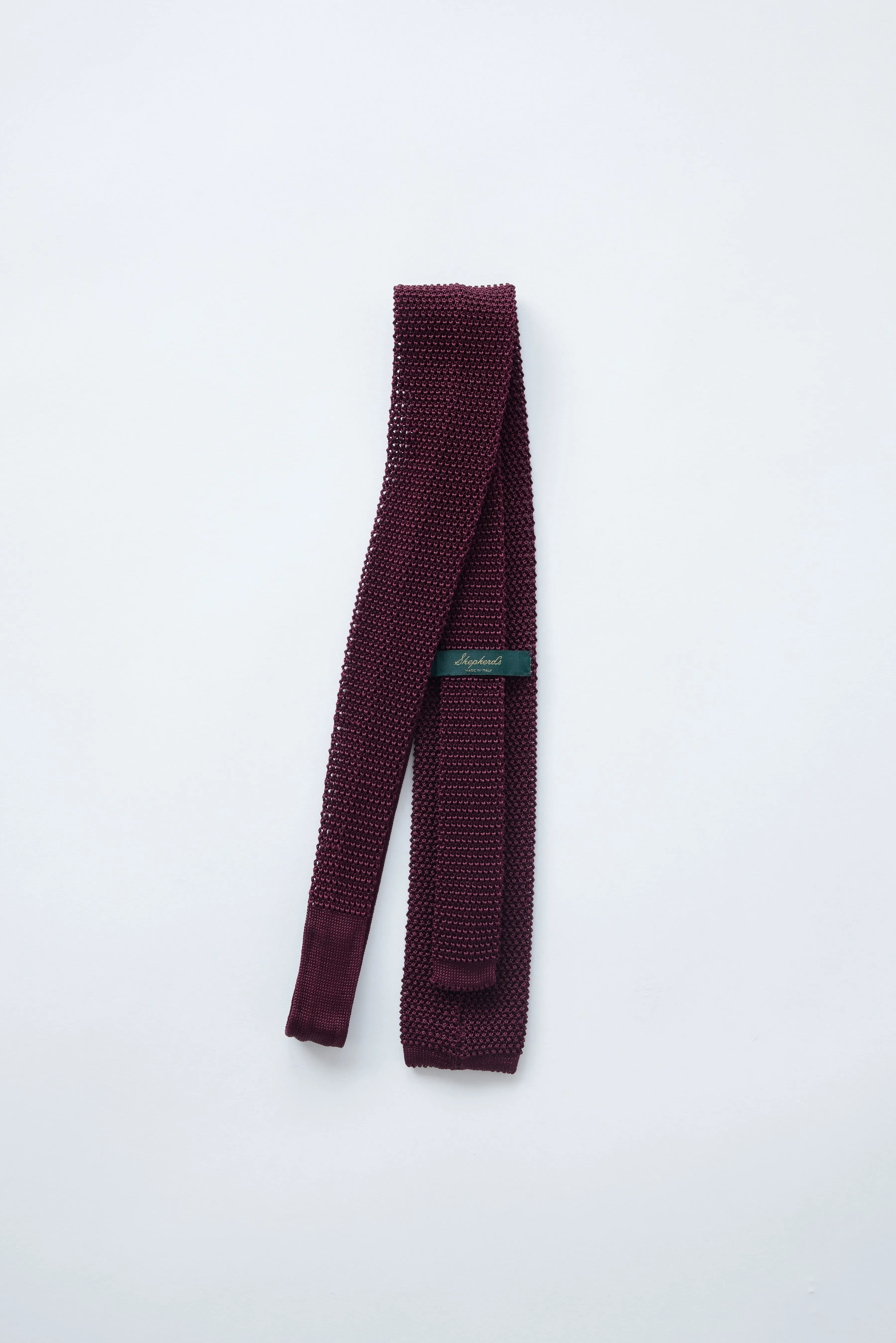 Maroon Knit Tie