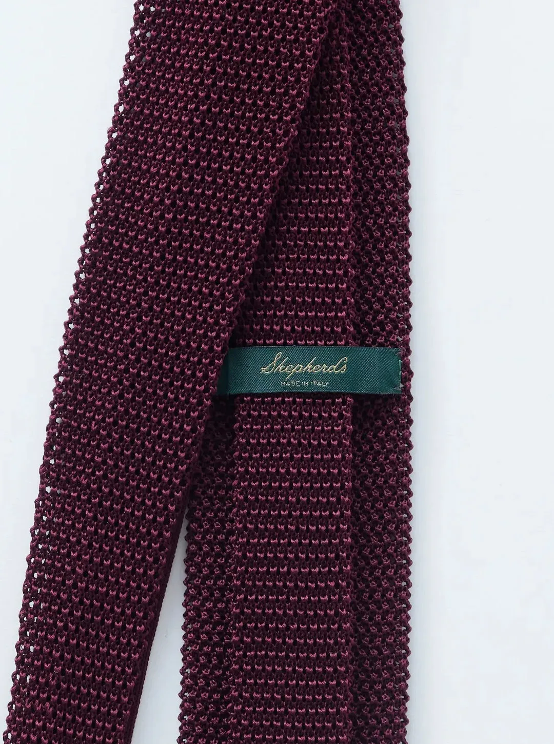 Maroon Knit Tie