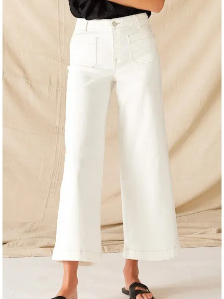 MERSEA - COCO SAILOR WIDE LEG DENIM PANT
