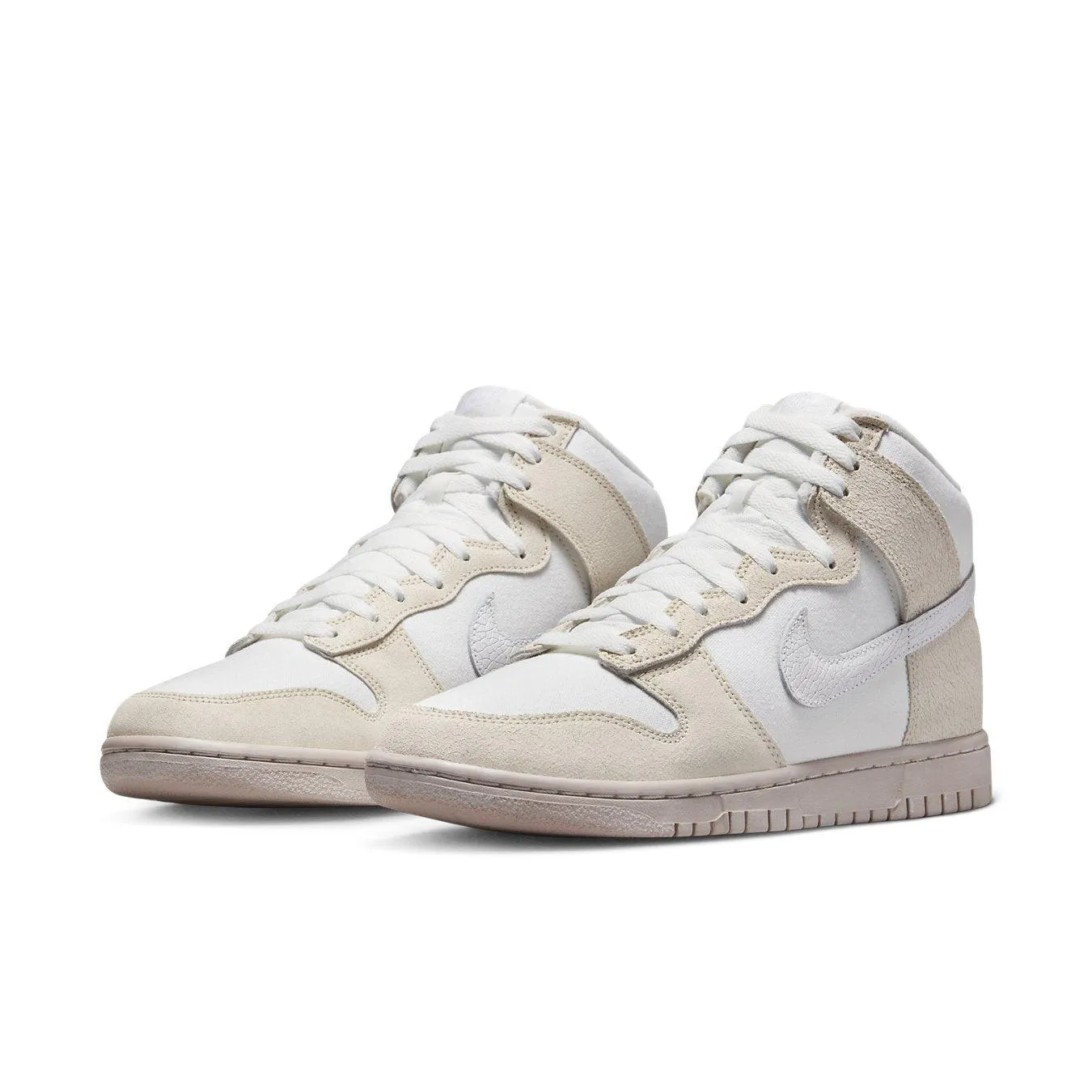 Nike Dunk High Retro PRM Cracked Leather Swoosh