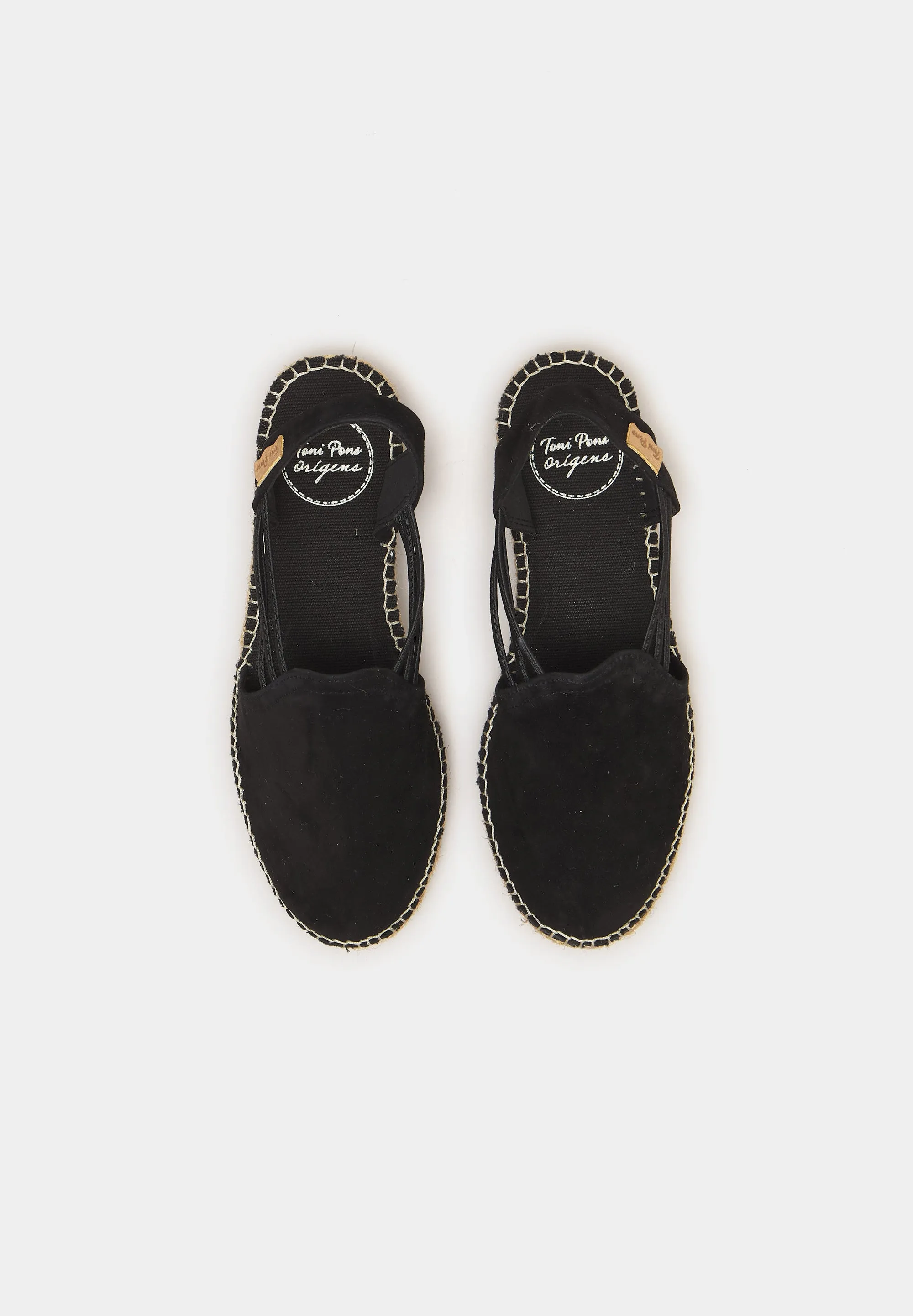 Nuria flat espadrilles Black Suede