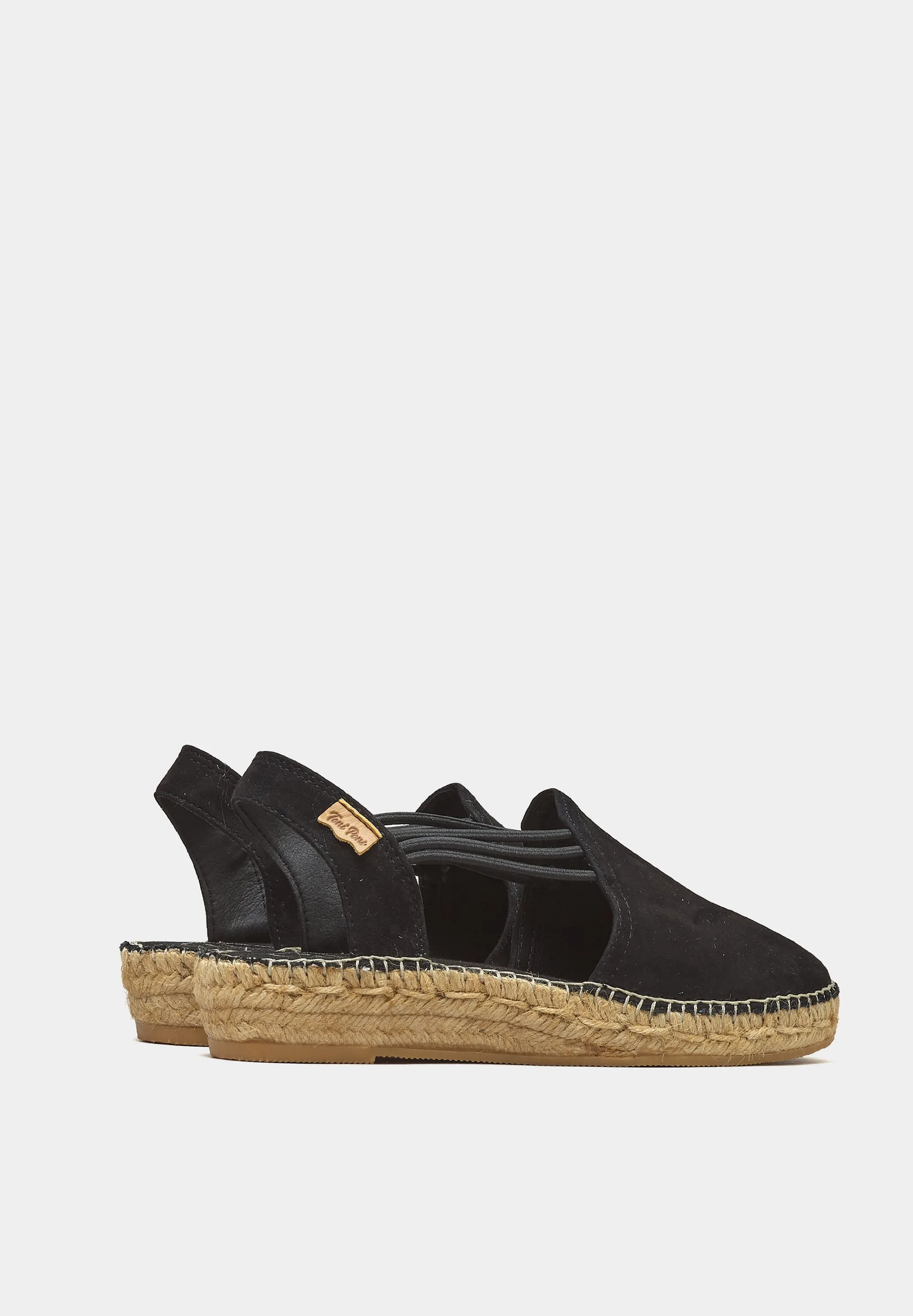 Nuria flat espadrilles Black Suede