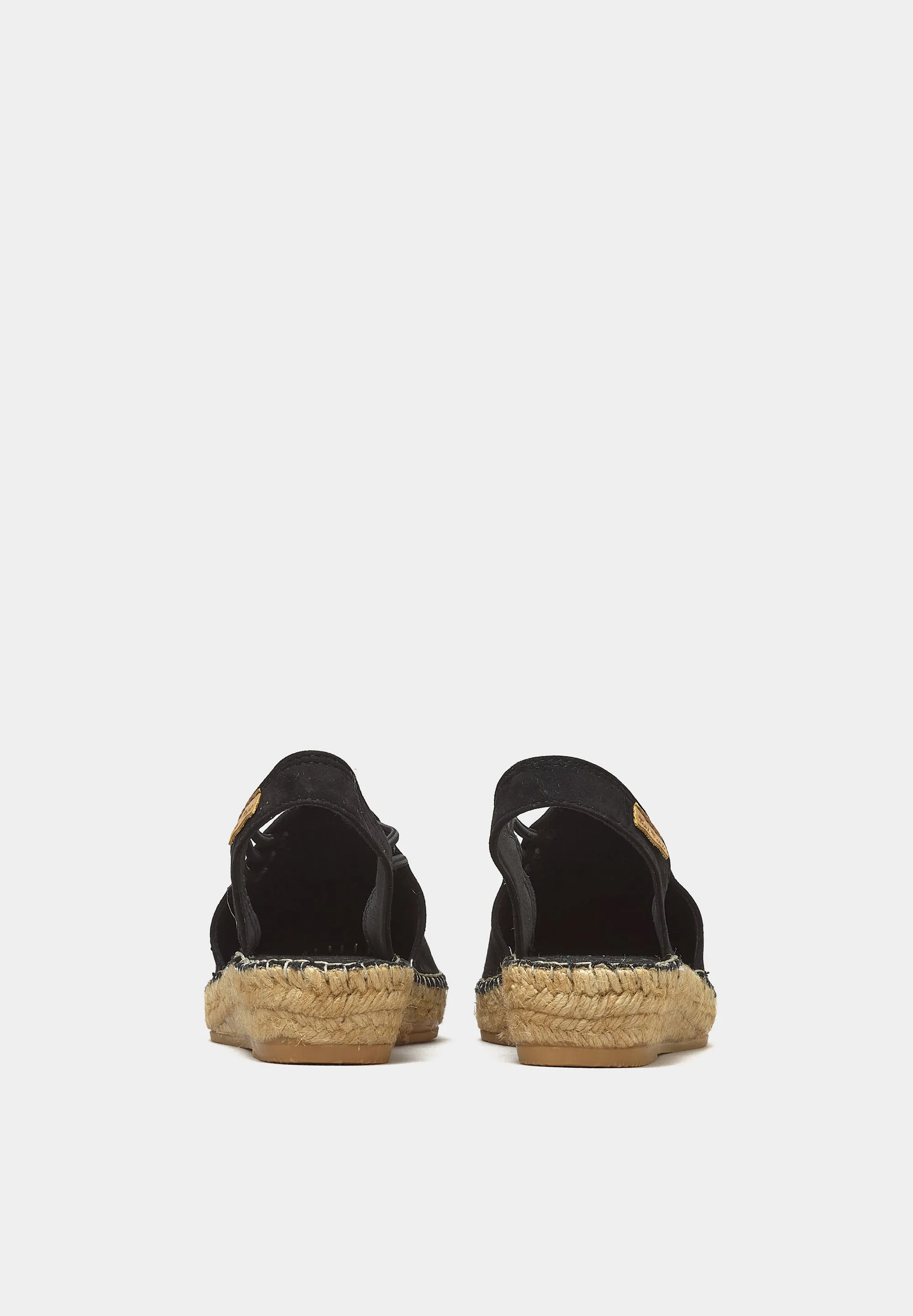 Nuria flat espadrilles Black Suede