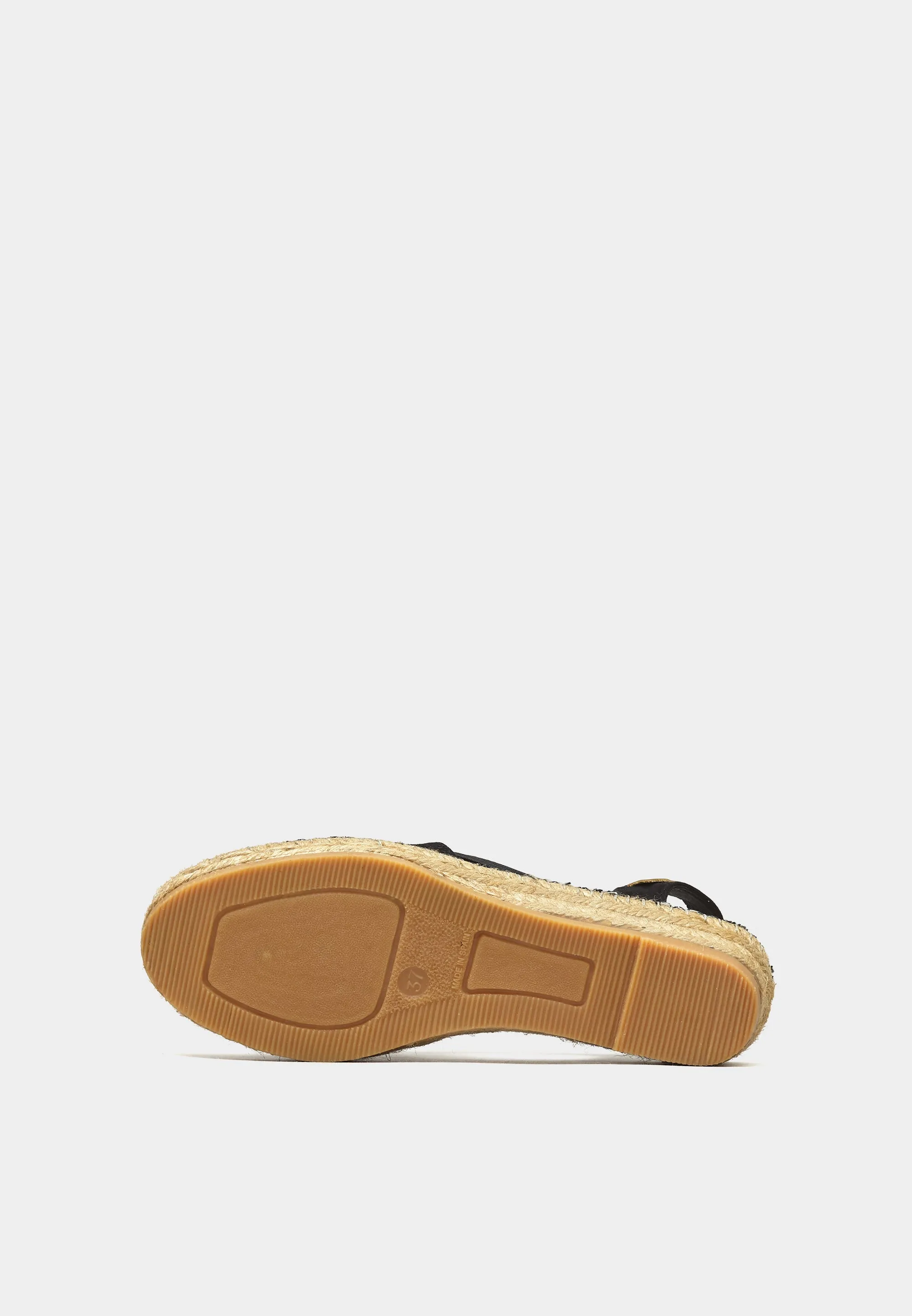Nuria flat espadrilles Black Suede