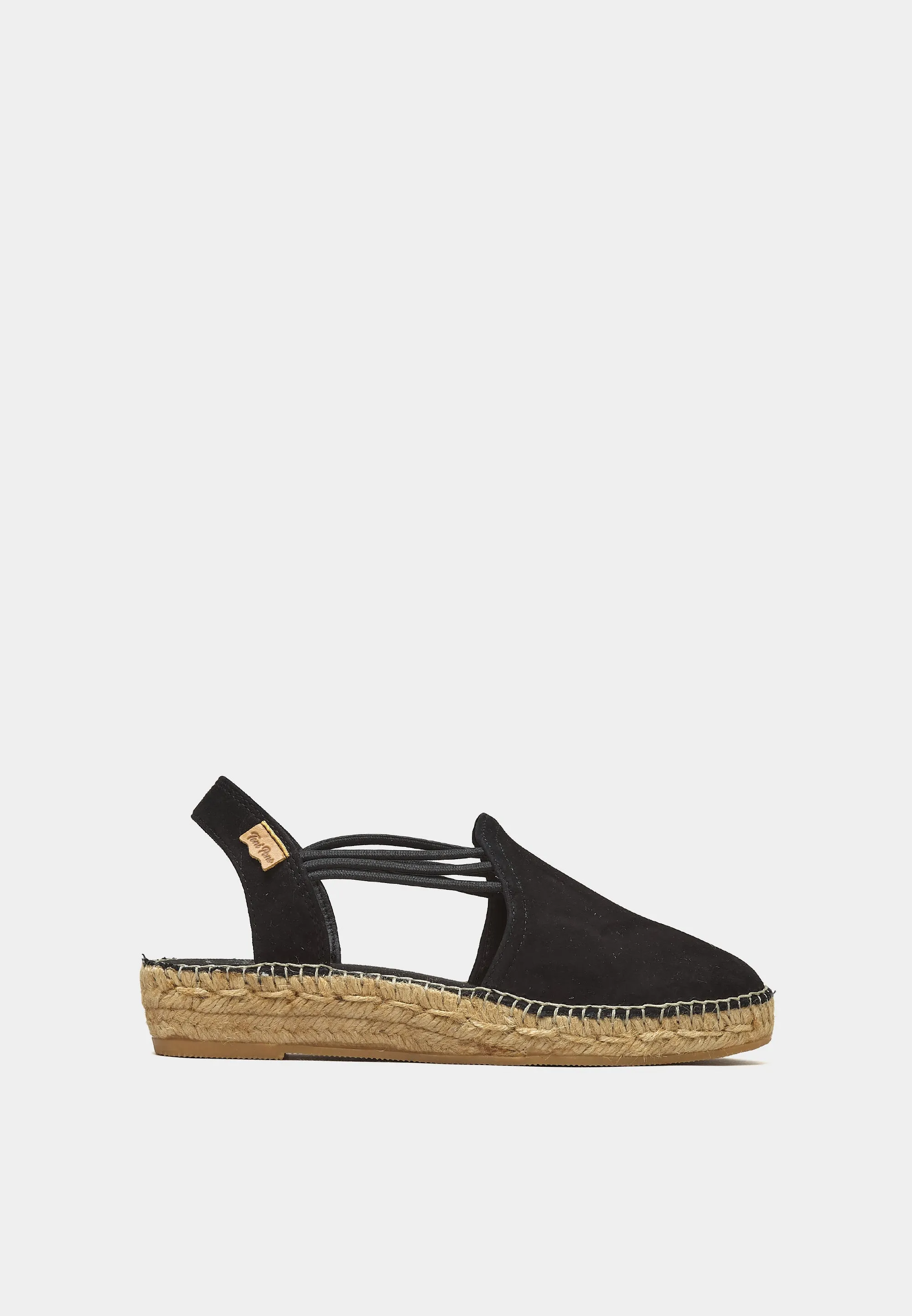 Nuria flat espadrilles Black Suede