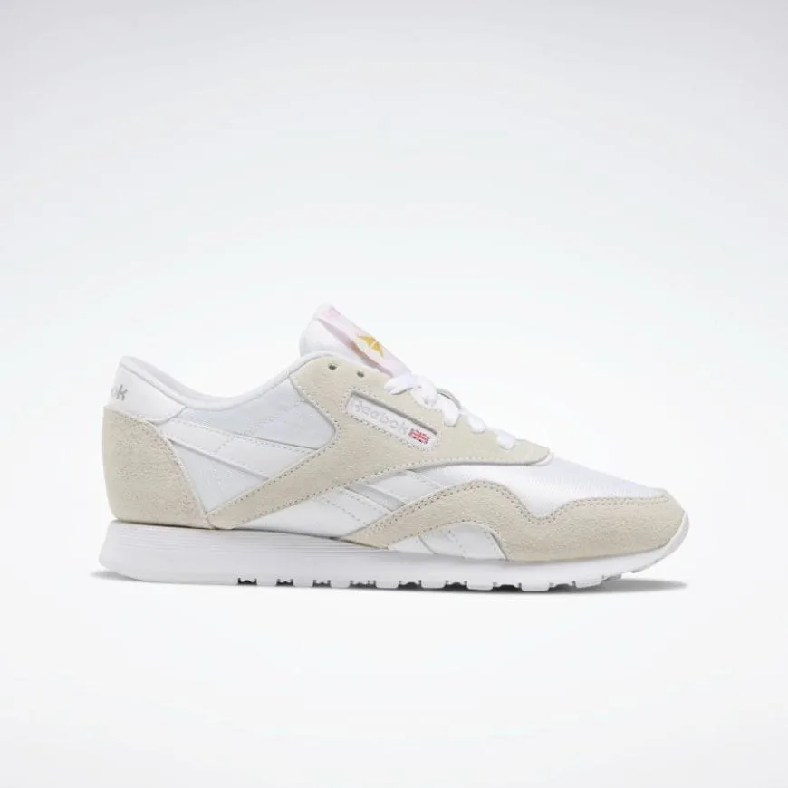Reebok Classic Nylon Women Running Shoes Black/White