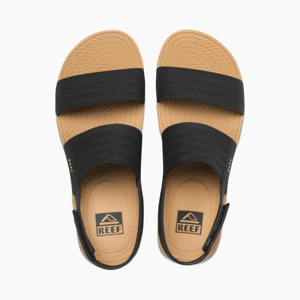 Reef Women's Water Vista Sandals- Black/ Tan
