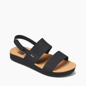 Reef Women's Water Vista Sandals- Black/ Tan